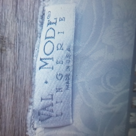 SEXY LACE LARGE VINTAGE Y2K VAL MODE WHITE FLORAL SATINY CHEMISE BABYDOLL NWOT - Picture 13 of 14